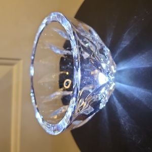 Kosta Boda Crystal Bowl Signed Vintage